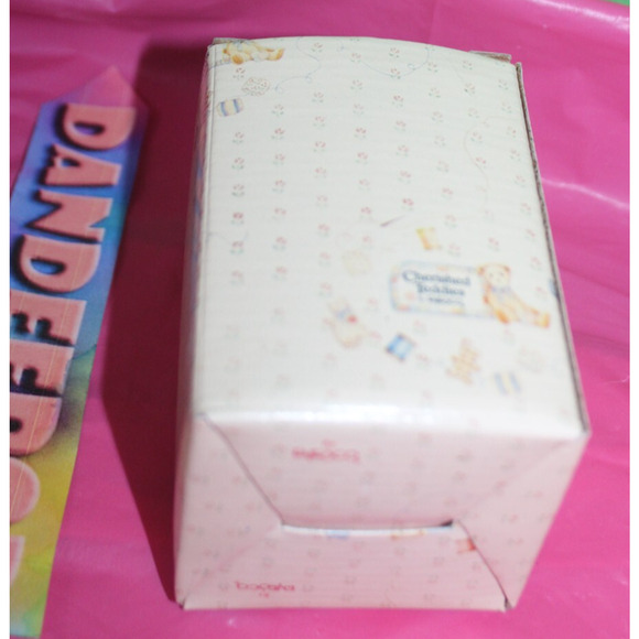 Enesco Cherished Teddies Be Mine Girl Bear With Bow And Arrow Figurine 1994 - Picture 4 of 4